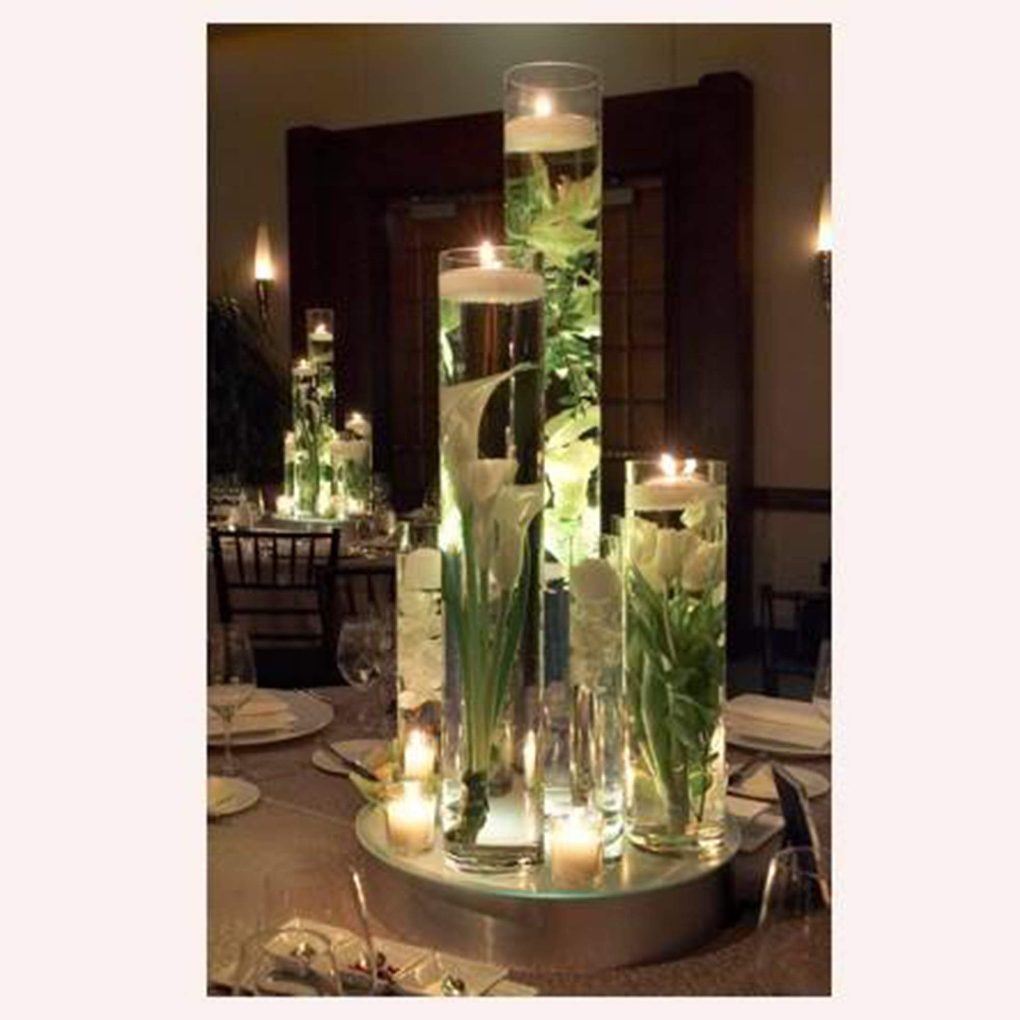 Amazon.com: WGV Quality Thick Cylinder Glass Vase, Diameter 5